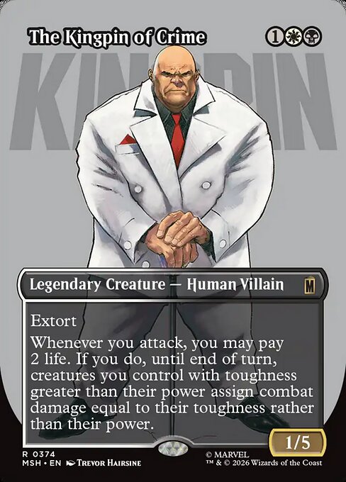 MSH: The Kingpin of Crime (Borderless) (0374) (Foil)