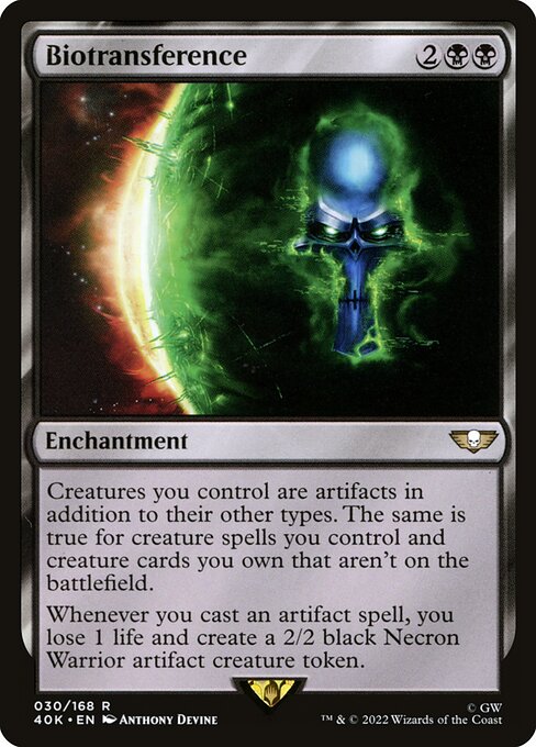 40K: Biotransference