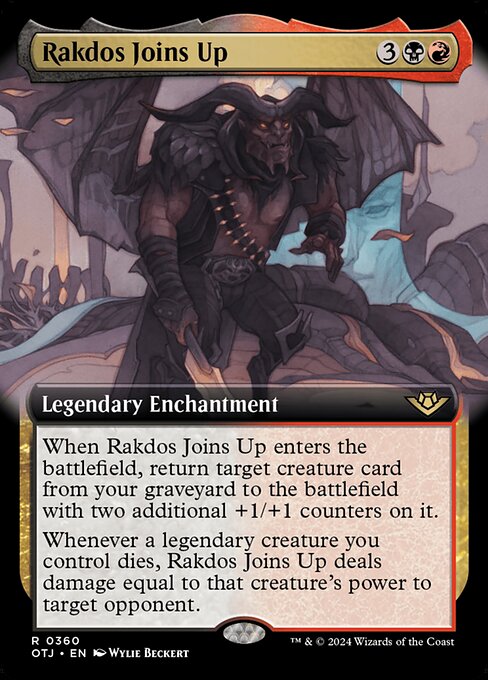 OTJ: Rakdos Joins Up (Extended Art) (Foil)