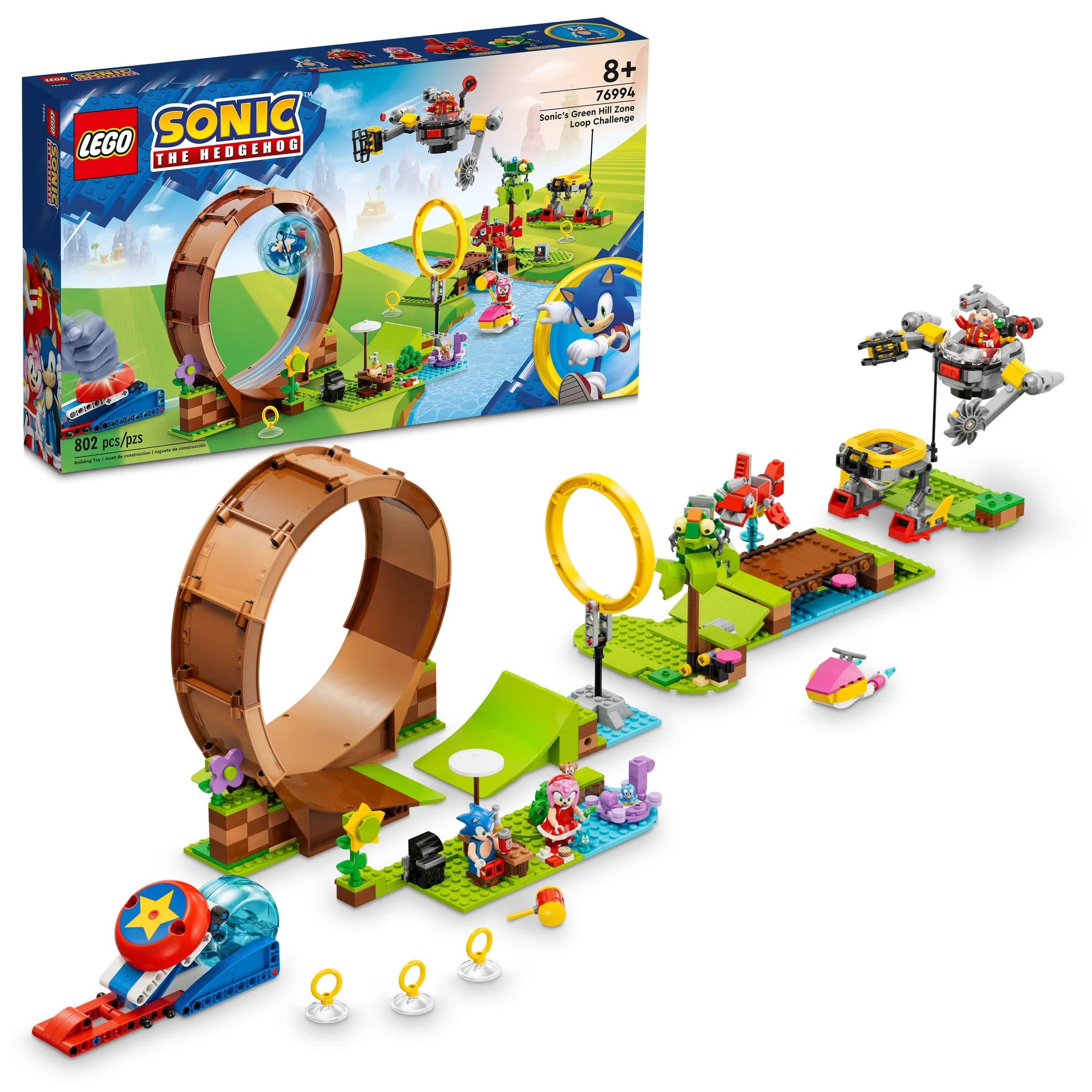 LEGO: Sonic's Green Hill Zone Loop Challenge