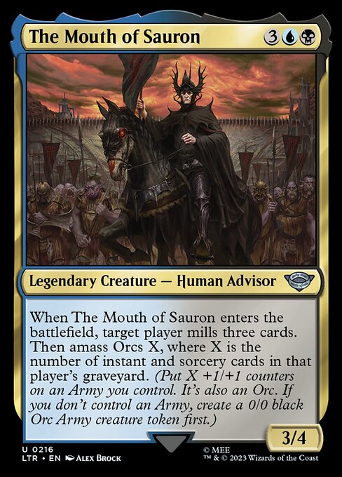 LTR: The Mouth of Sauron (Foil)