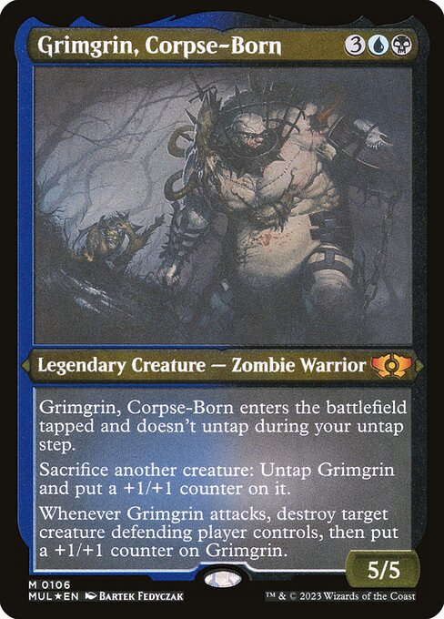 MUL: Grimgrin, Corpse-Born (Foil Etched)