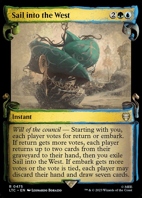 LTC: Sail into the West (Showcase Scrolls) (Foil)