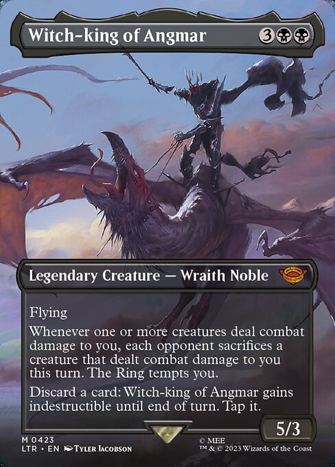 LTR: Witch-king of Angmar (Borderless) (Foil)