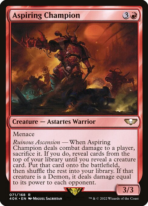 40K: Aspiring Champion