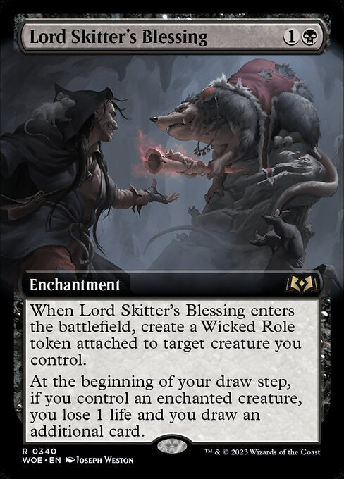 WOE: Lord Skitter's Blessing (Extended Art) (Foil)