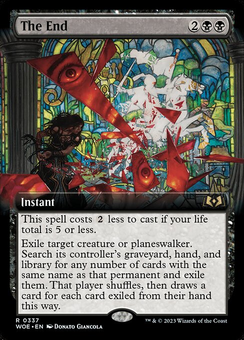 WOE: The End (Extended Art) (Foil)