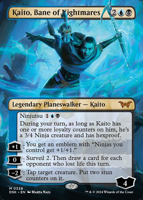 DSK: Kaito, Bane of Nightmares (Borderless) (Foil)