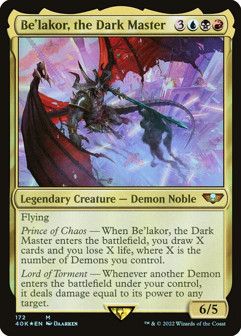 40K: Be'lakor, the Dark Master (Foil)
