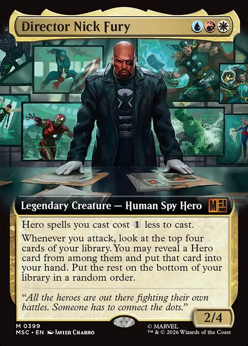 MSC: Director Nick Fury (Extended Art)