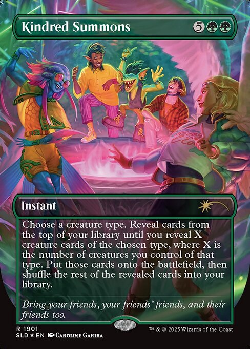 SLD: Kindred Summons (Double Rainbow Foil)