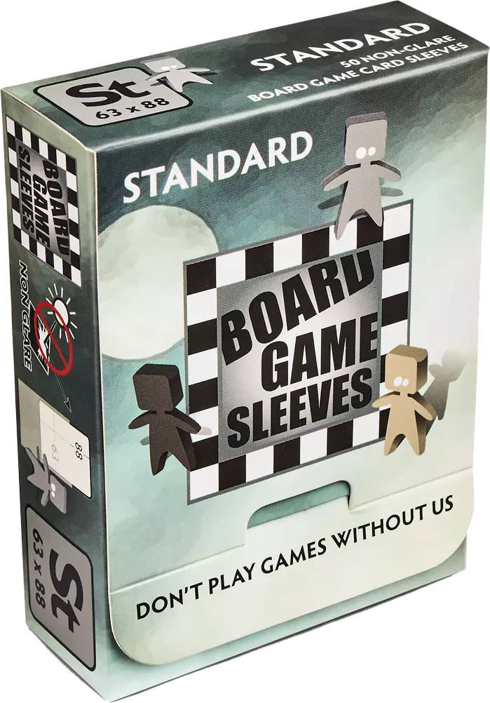 Board Game Sleeves Non-Glare Standard 63x88mm (2 1/2x3 1/2 Inches)