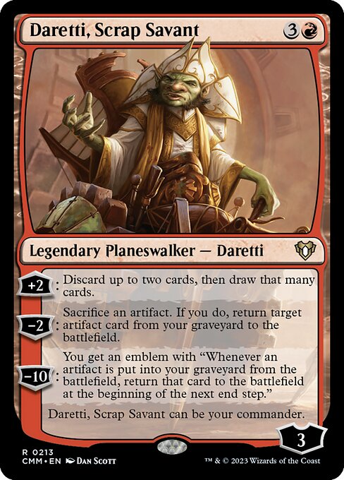 CMM: Daretti, Scrap Savant (Foil)