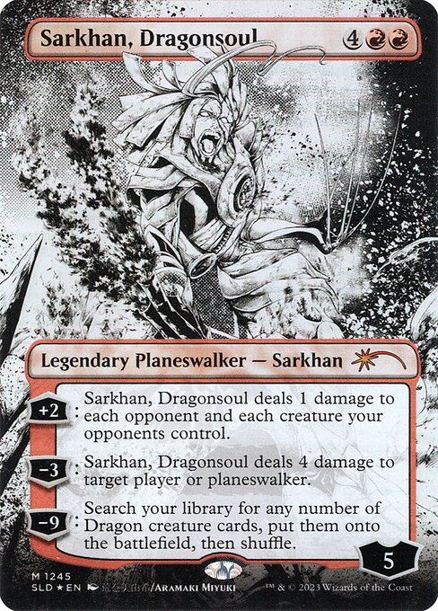 SLD: Sarkhan, Dragonsoul (Borderless) (Foil)
