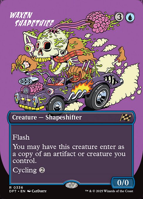 DFT: Waxen Shapethief (Borderless) (Foil)