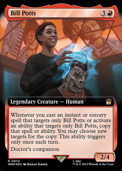 WHO: Bill Potts (Extended Art) (Surge Foil)