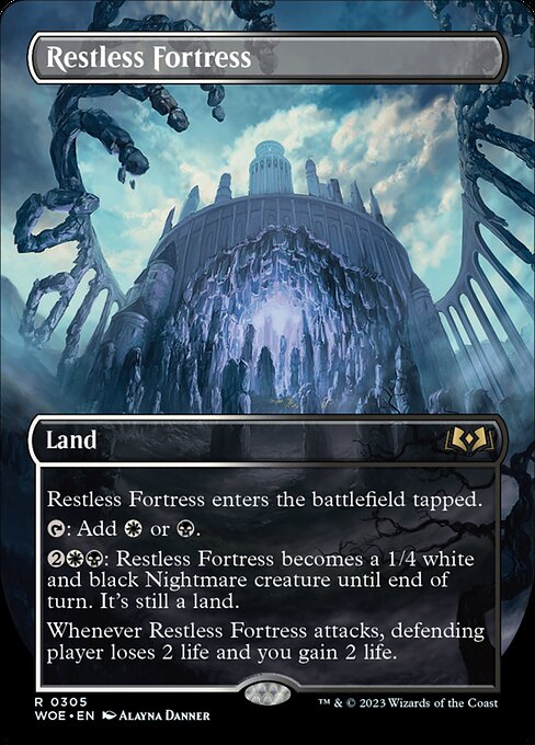 WOE: Restless Fortress (Borderless) (Foil)