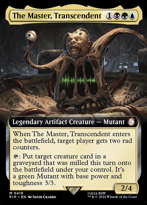 PIP: The Master, Transcendent (Extended Art) (Foil)