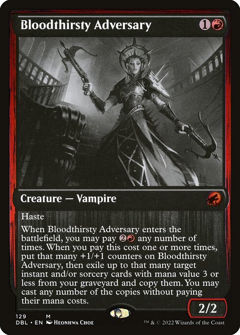 DBL: Bloodthirsty Adversary (Foil)