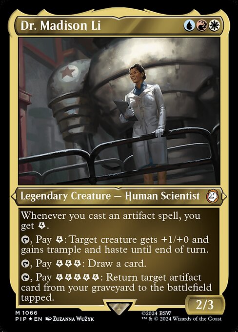 PIP: Dr. Madison Li (Display Commander) - Thick Stock