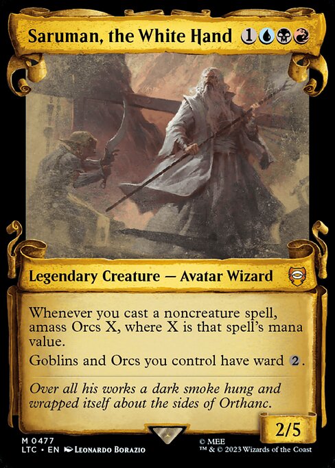 LTC: Saruman, the White Hand (Showcase Scrolls) (Foil)