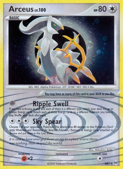 AR: Arceus (AR5) (Holofoil)