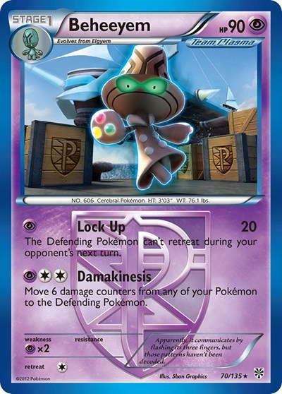 PLS: Beheeyem (Team Plasma) (Reverse Holofoil)