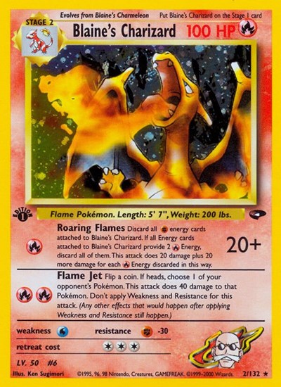 G2: Blaine's Charizard (1st Edition Holofoil)