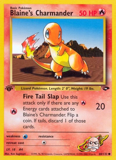 G2: Blaine's Charmander (1st Edition)