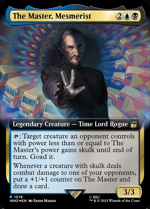 WHO: The Master, Mesmerist (Extended Art) (Surge Foil)