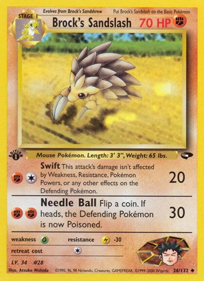 G2: Brock's Sandslash (1st Edition)