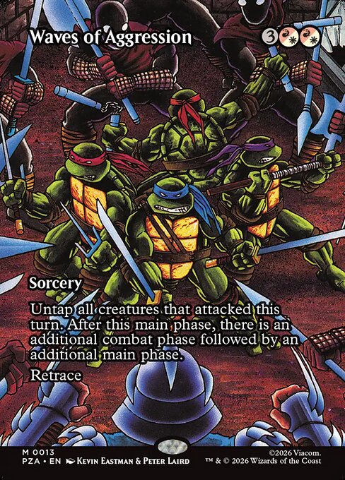 PZA: Waves of Aggression (Borderless) (Foil)