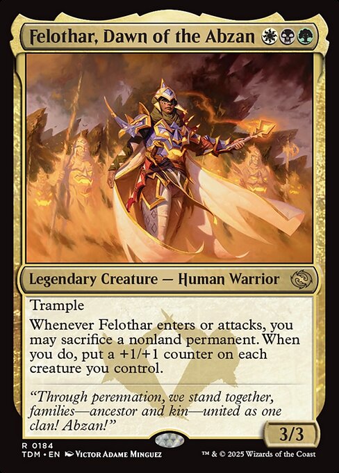 TDM: Felothar, Dawn of the Abzan TDM: Felothar, Dawn of the Abzan