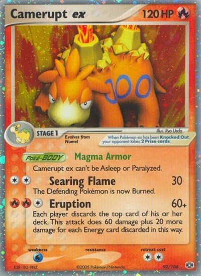 EM: Camerupt ex (Holofoil)
