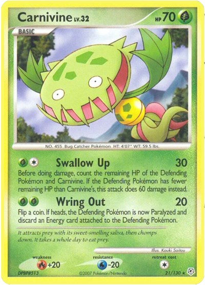 DP: Carnivine (Reverse Holofoil)
