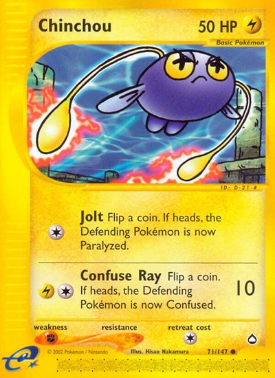AQ: Chinchou (71) (Reverse Holofoil)