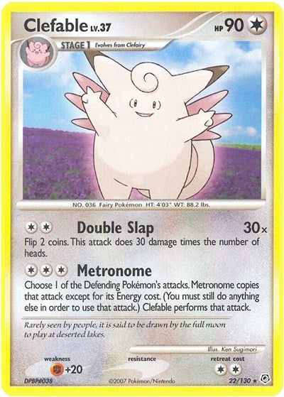 DP: Clefable (Reverse Holofoil)
