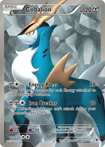 NVI: Cobalion (100 Full Art) (Holofoil)