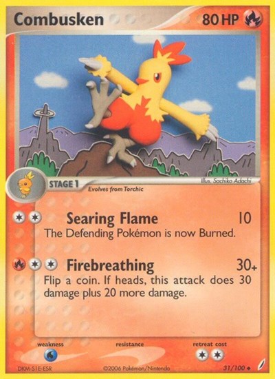 CG: Combusken - 031/100 (Reverse Holofoil)
