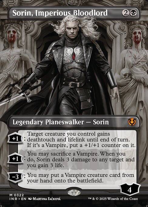 INR: Sorin, Imperious Bloodlord (Borderless) (Foil)