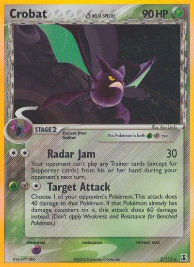 DS: Crobat (Delta Species) (Holofoil)