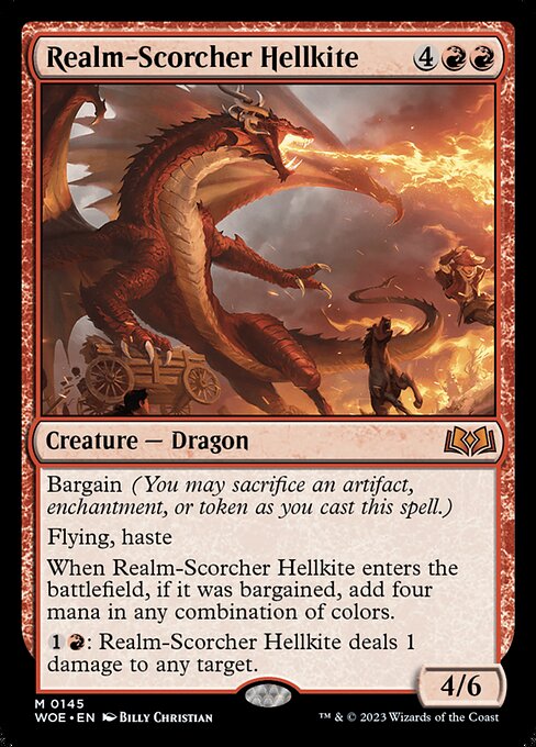 WOE: Realm-Scorcher Hellkite (Foil)