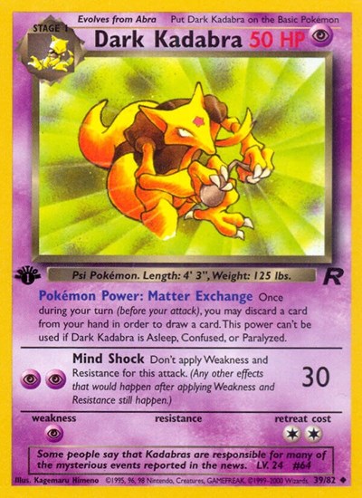 TR: Dark Kadabra (1st Edition)