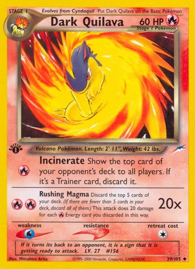 N4: Dark Quilava (1st Edition)