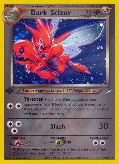 N4: Dark Scizor (1st Edition Holofoil)