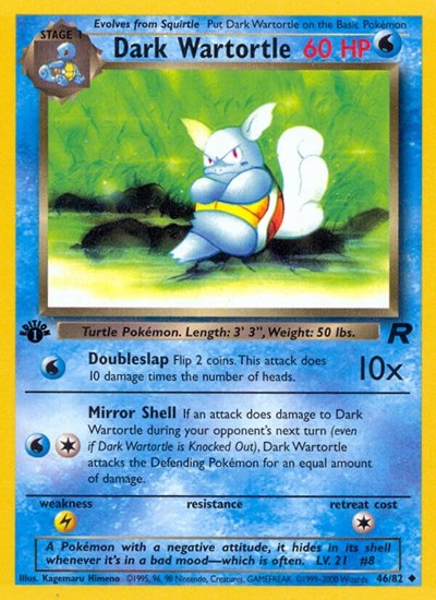 TR: Dark Wartortle (1st Edition)