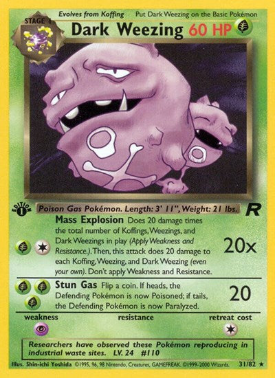 TR: Dark Weezing (31) (1st Edition)
