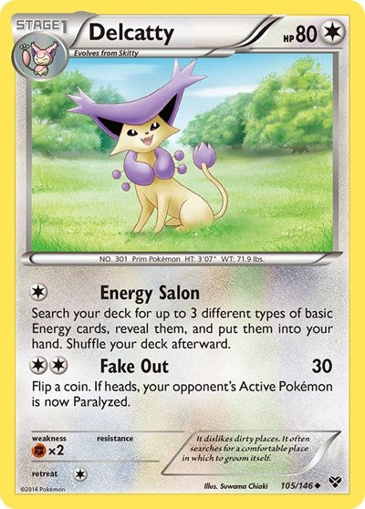 XY: Delcatty (Reverse Holofoil)