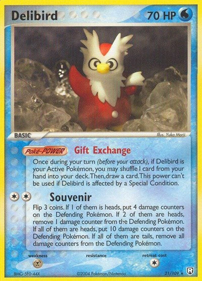 RR: Delibird (Reverse Holofoil)
