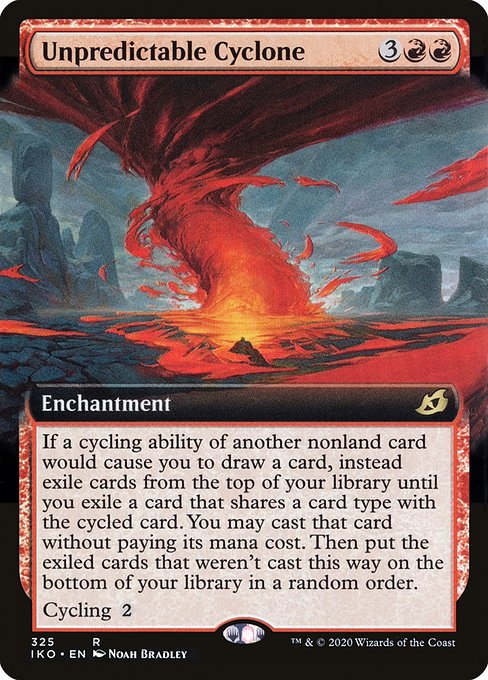 IKO: Unpredictable Cyclone (Extended Art) (Foil)